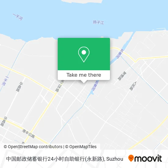 中国邮政储蓄银行24小时自助银行(永新路) map