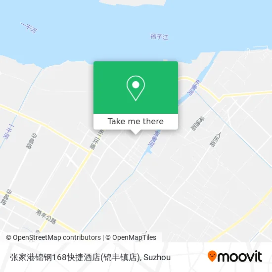 张家港锦钢168快捷酒店(锦丰镇店) map
