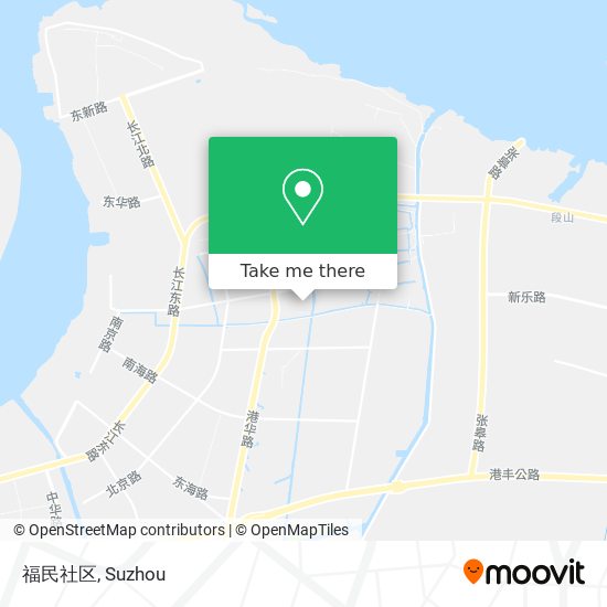 福民社区 map