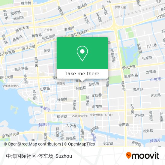 中海国际社区-停车场 map