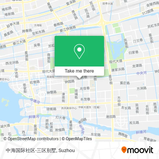 中海国际社区-三区别墅 map