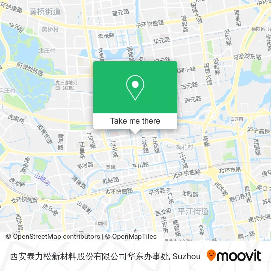 西安泰力松新材料股份有限公司华东办事处 map
