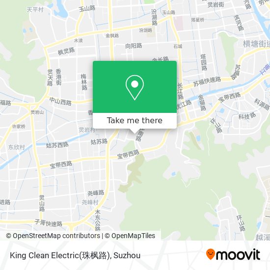 King Clean Electric(珠枫路) map