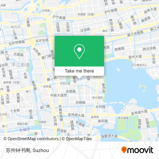苏州钟书阁 map