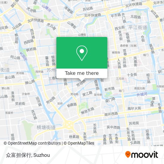 众富担保行 map