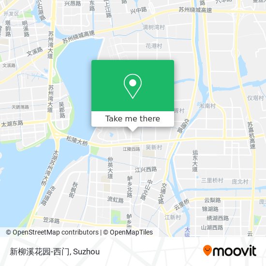新柳溪花园-西门 map