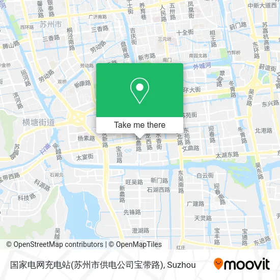 国家电网充电站(苏州市供电公司宝带路) map