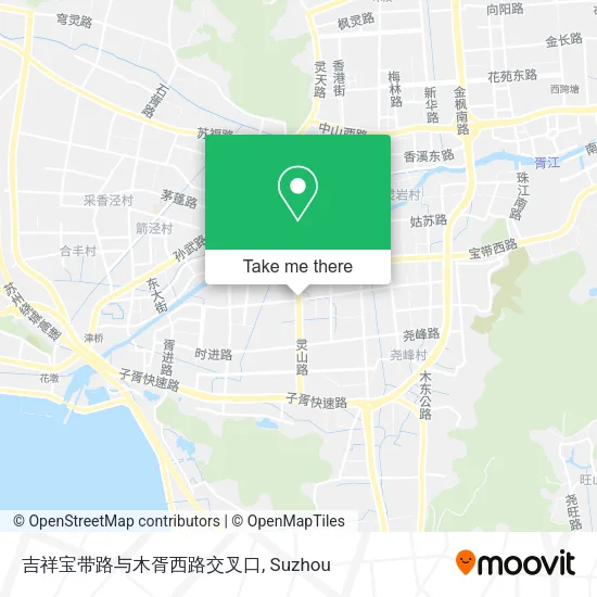 吉祥宝带路与木胥西路交叉口 map