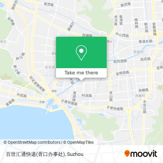 百世汇通快递(胥口办事处) map