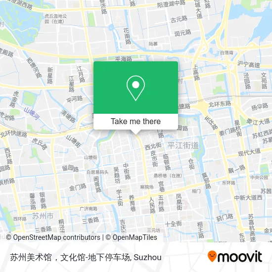 苏州美术馆，文化馆-地下停车场 map