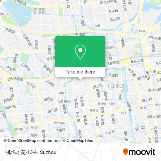 桃坞才苑-13栋 map