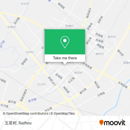 五星村 map