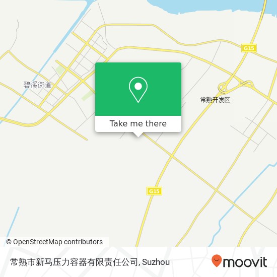 常熟市新马压力容器有限责任公司 map