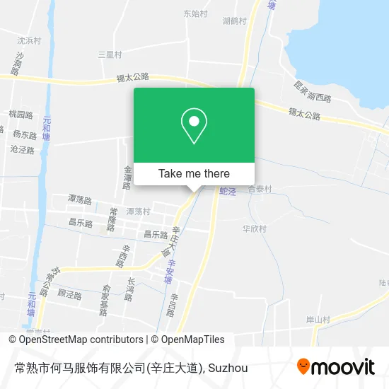 常熟市何马服饰有限公司(辛庄大道) map