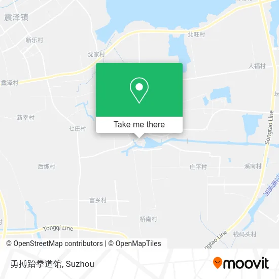 勇搏跆拳道馆 map