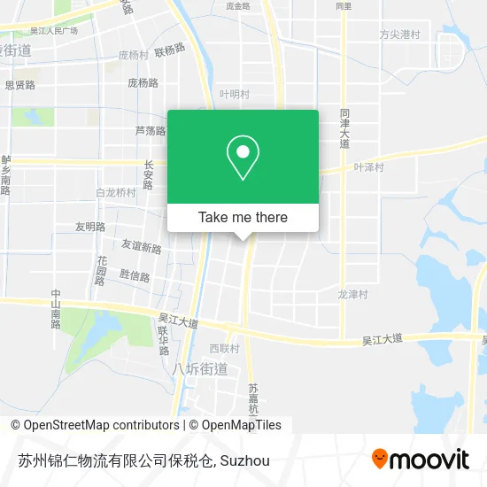 苏州锦仁物流有限公司保税仓 map