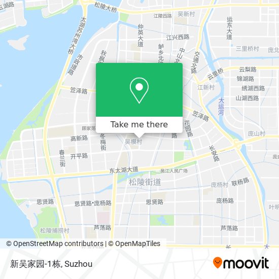 新吴家园-1栋 map