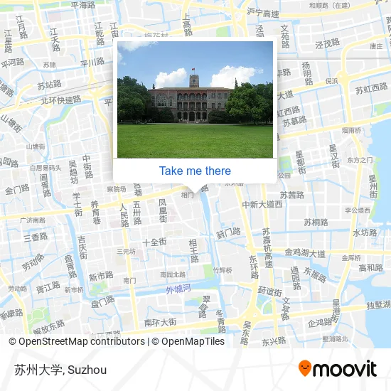 苏州大学 map