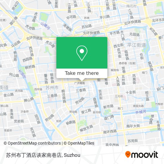 苏州布丁酒店谈家南巷店 map