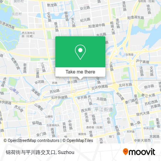 锦荷街与平川路交叉口 map