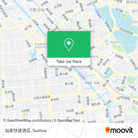 如家快捷酒店 map