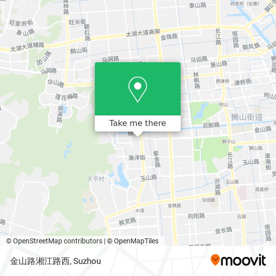 金山路湘江路西 map