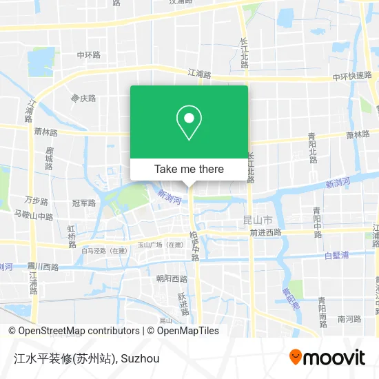 江水平装修(苏州站) map