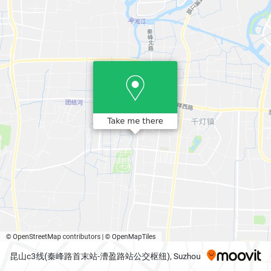 昆山c3线(秦峰路首末站-漕盈路站公交枢纽) map