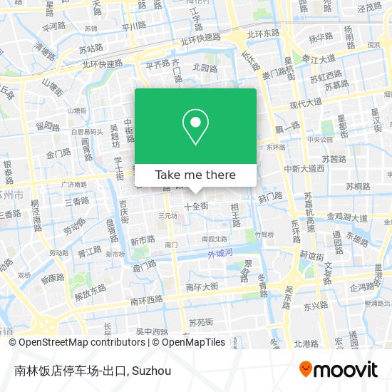 南林饭店停车场-出口 map