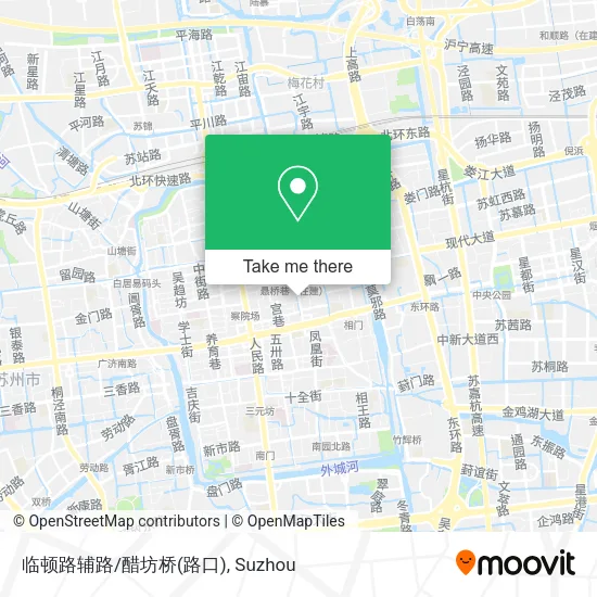 临顿路辅路/醋坊桥(路口) map