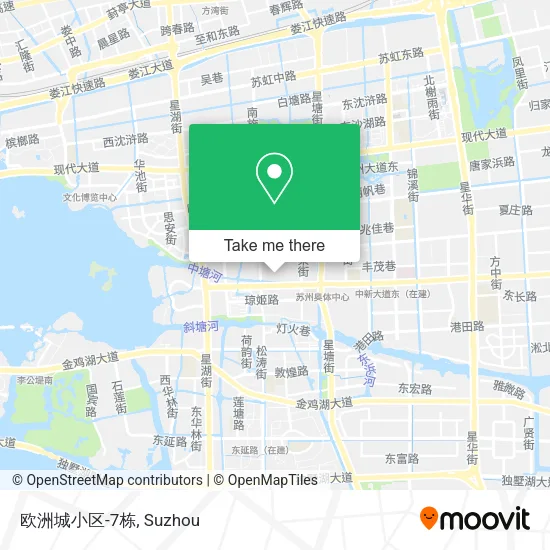 欧洲城小区-7栋 map