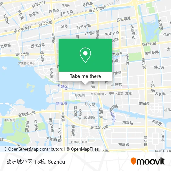 欧洲城小区-15栋 map