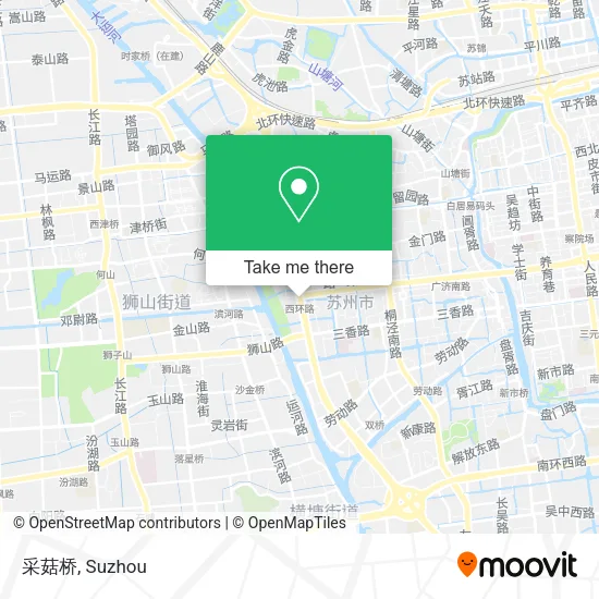 采菇桥 map