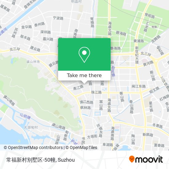 常福新村别墅区-50幢 map