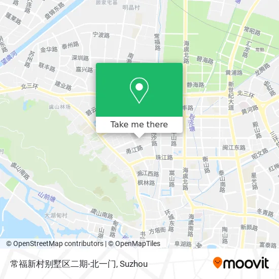 常福新村别墅区二期-北一门 map