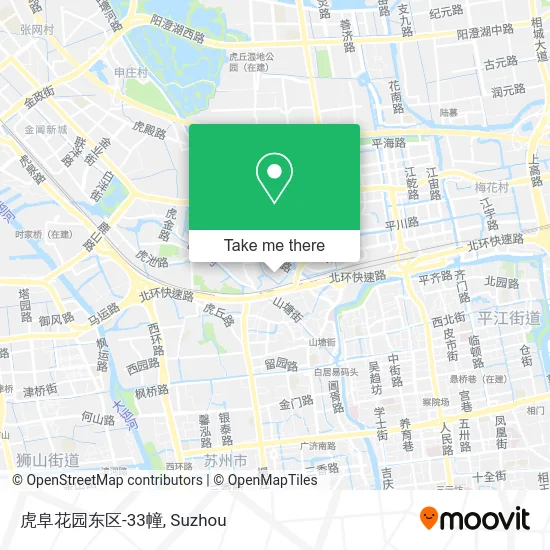 虎阜花园东区-33幢 map