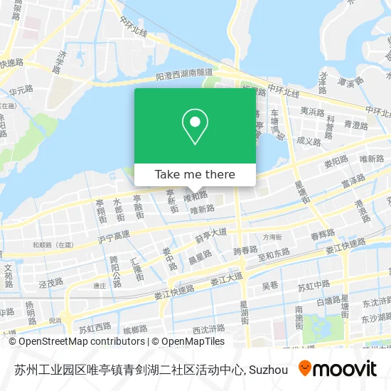 苏州工业园区唯亭镇青剑湖二社区活动中心 map