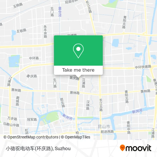 小骆驼电动车(环庆路) map