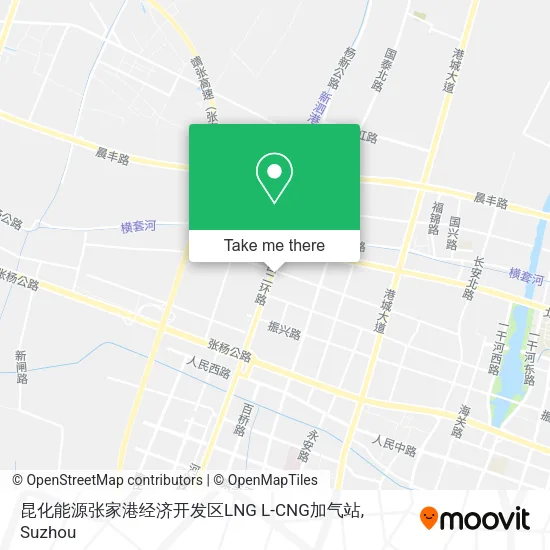 昆化能源张家港经济开发区LNG L-CNG加气站 map