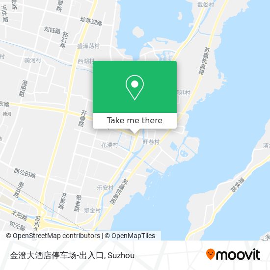 金澄大酒店停车场-出入口 map