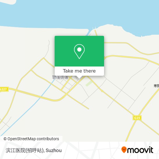 滨江医院(招呼站) map
