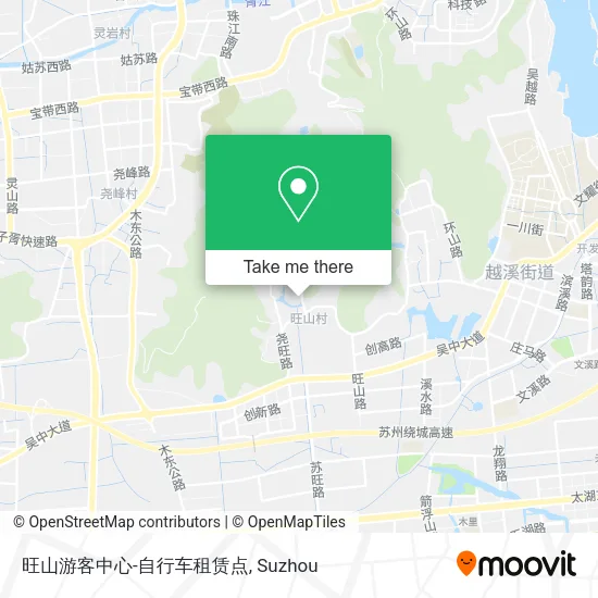 旺山游客中心-自行车租赁点 map