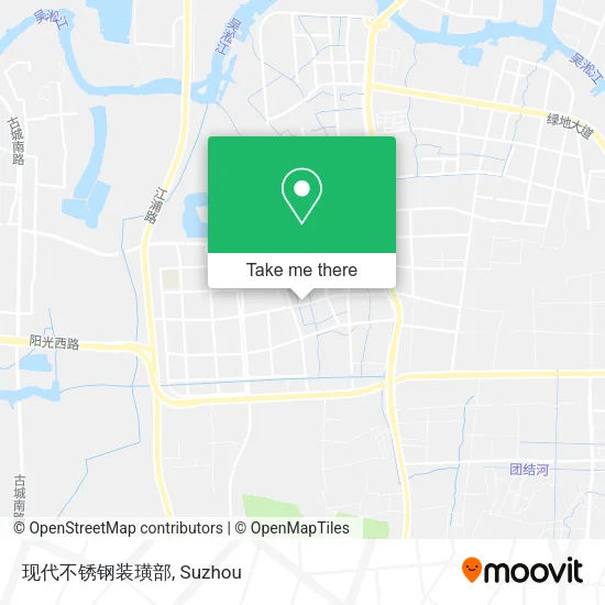 现代不锈钢装璜部 map