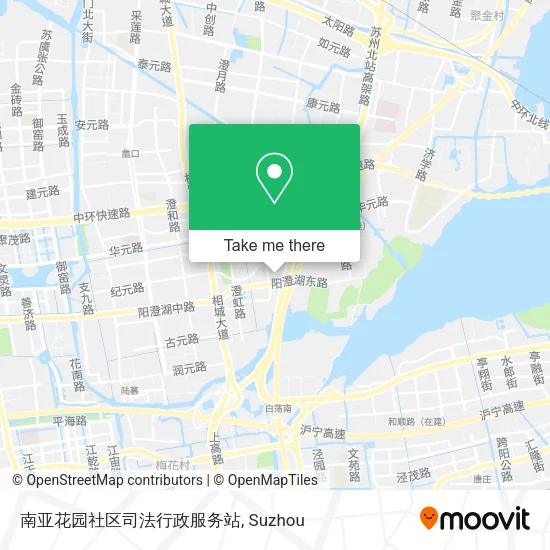 南亚花园社区司法行政服务站 map