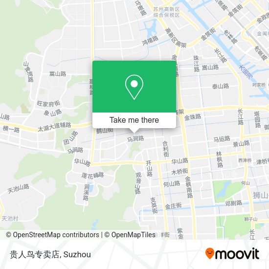 贵人鸟专卖店 map