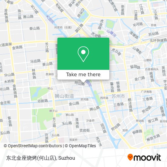 东北金座烧烤(何山店) map