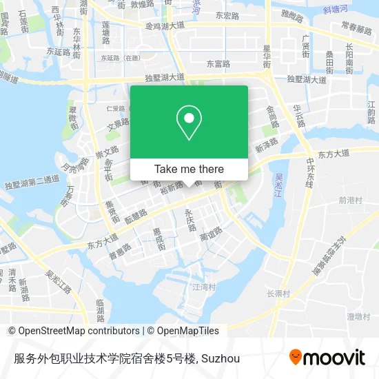 服务外包职业技术学院宿舍楼5号楼 map