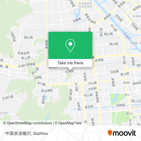 中国农业银行 map
