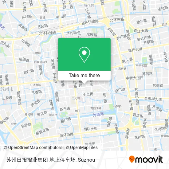 苏州日报报业集团-地上停车场 map