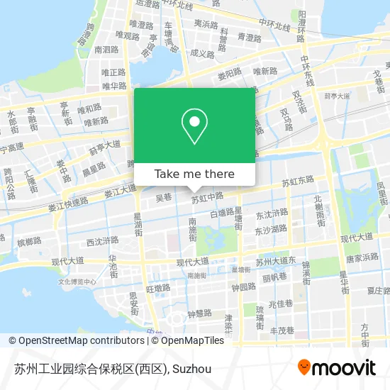 苏州工业园综合保税区(西区) map